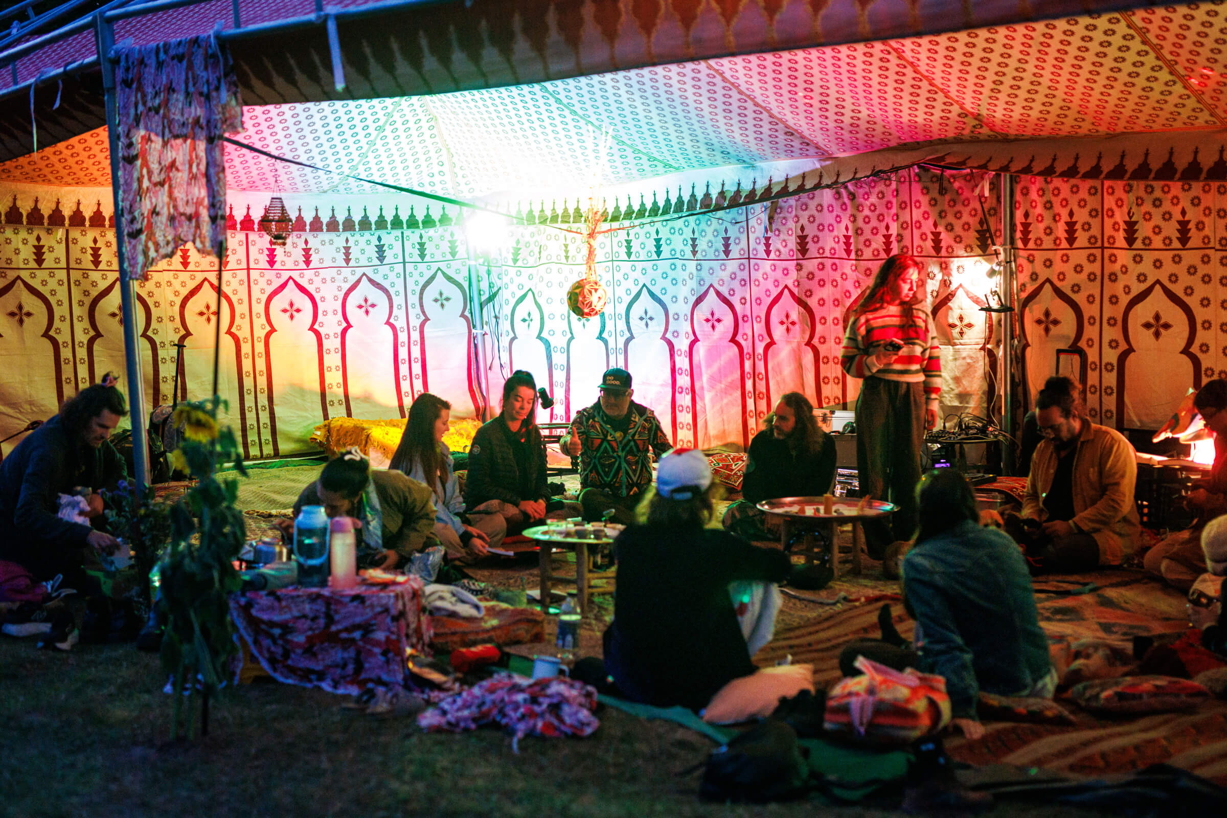 The Artizen community came in force and hosted discussions in their own decorative tent.